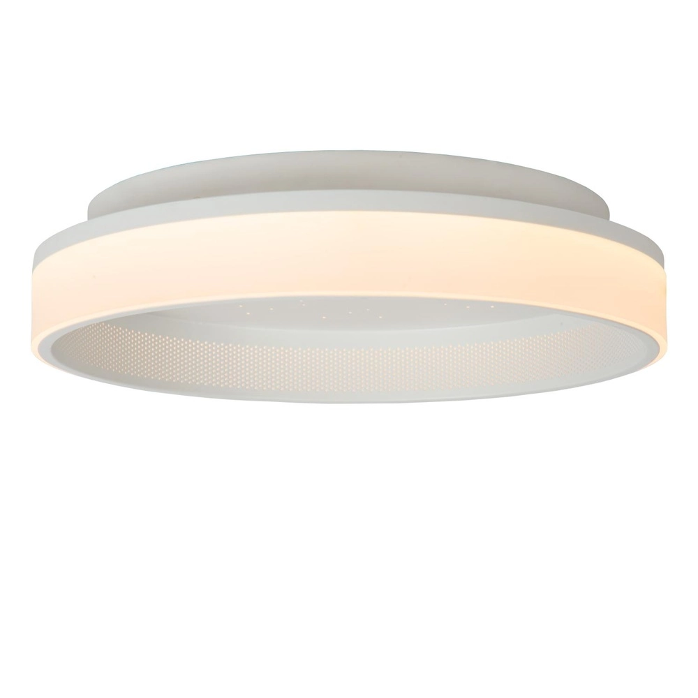 Conception de plafonds Estreja Ø 40 cm de blanc Lucide 5411212712813