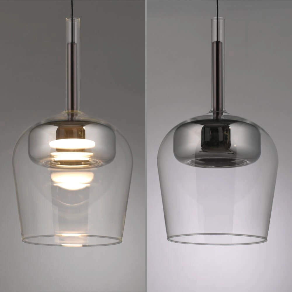 Lampe suspendue Q-Kon argent Paul Neuhaus 4012248383865