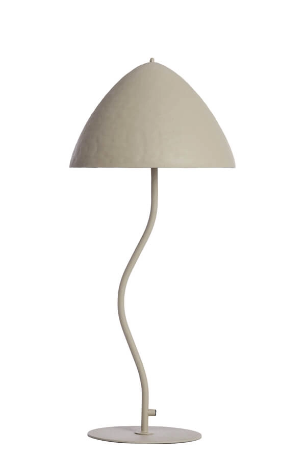 Lampe de table Elimo Ø 25cm x 60cm crème Light & Living 8717807705190