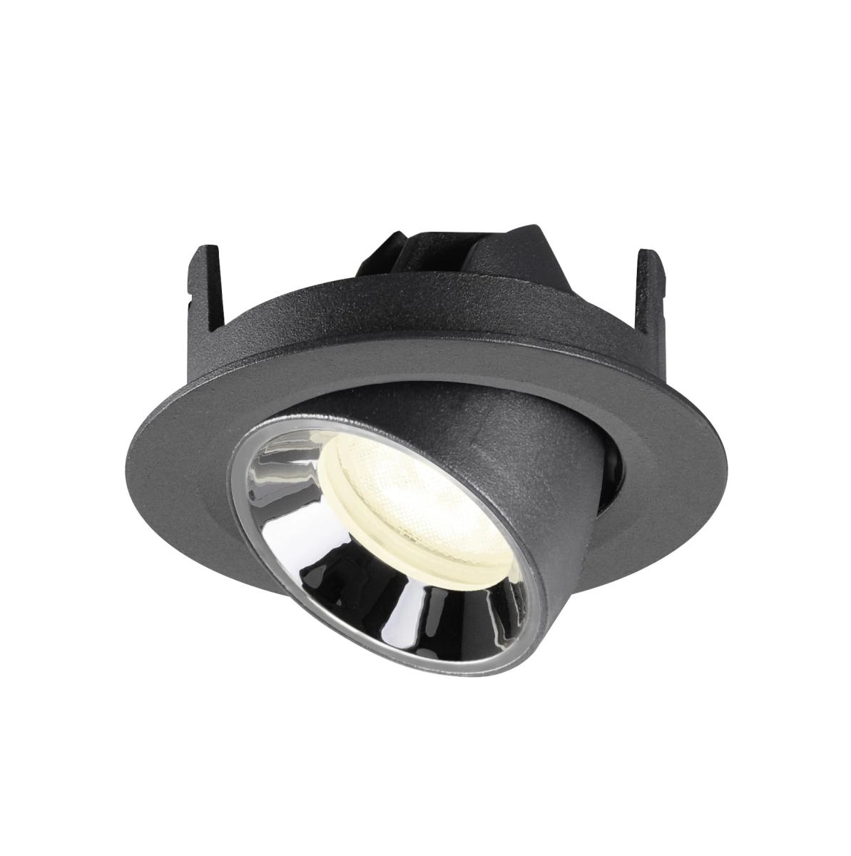 Spot encastré Numinos Gimble XS noir/chrome 4000K - 55 deg SLV 4024163306843