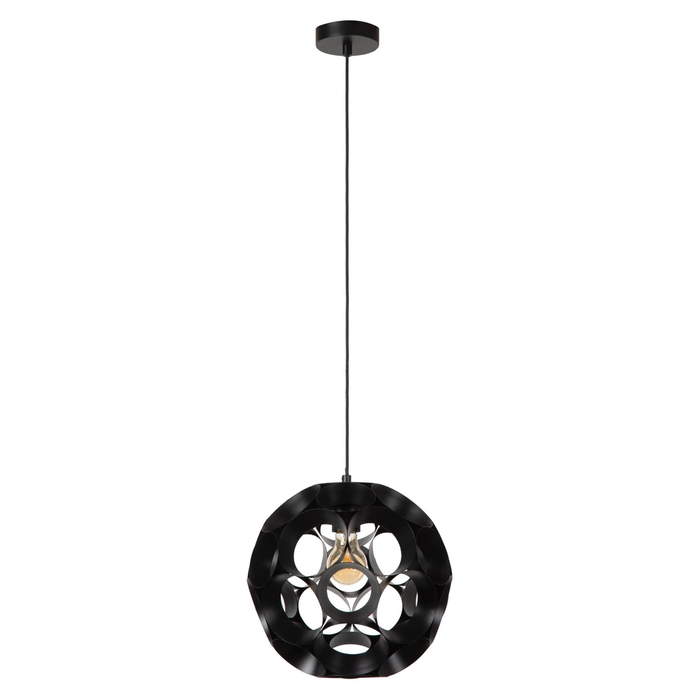 Lampe pendante unique Hannelore Ø 30cm noir