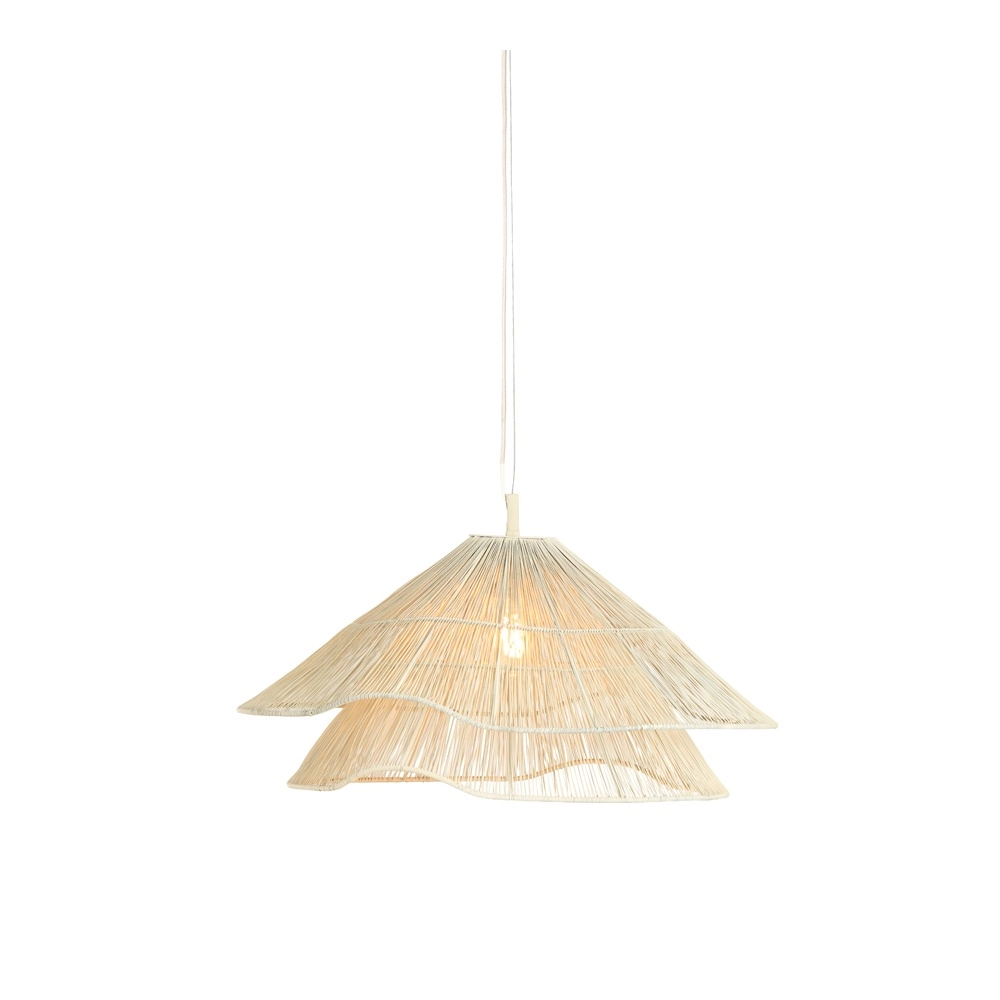 Lampe pendante Japandi Alameda blanc Ø 56 cm Light & Living 8717807778781