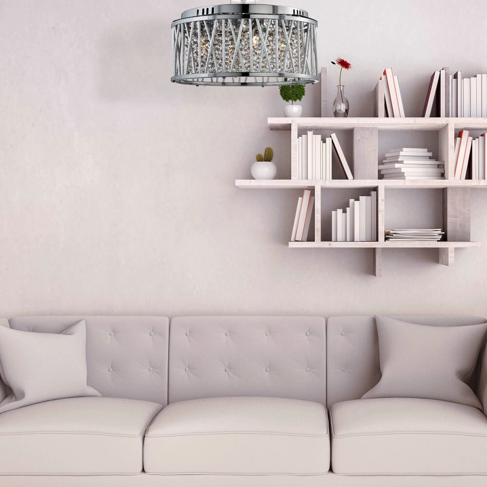 Lampe à suspension design Elise Ø40cm Searchlight 5053423039329