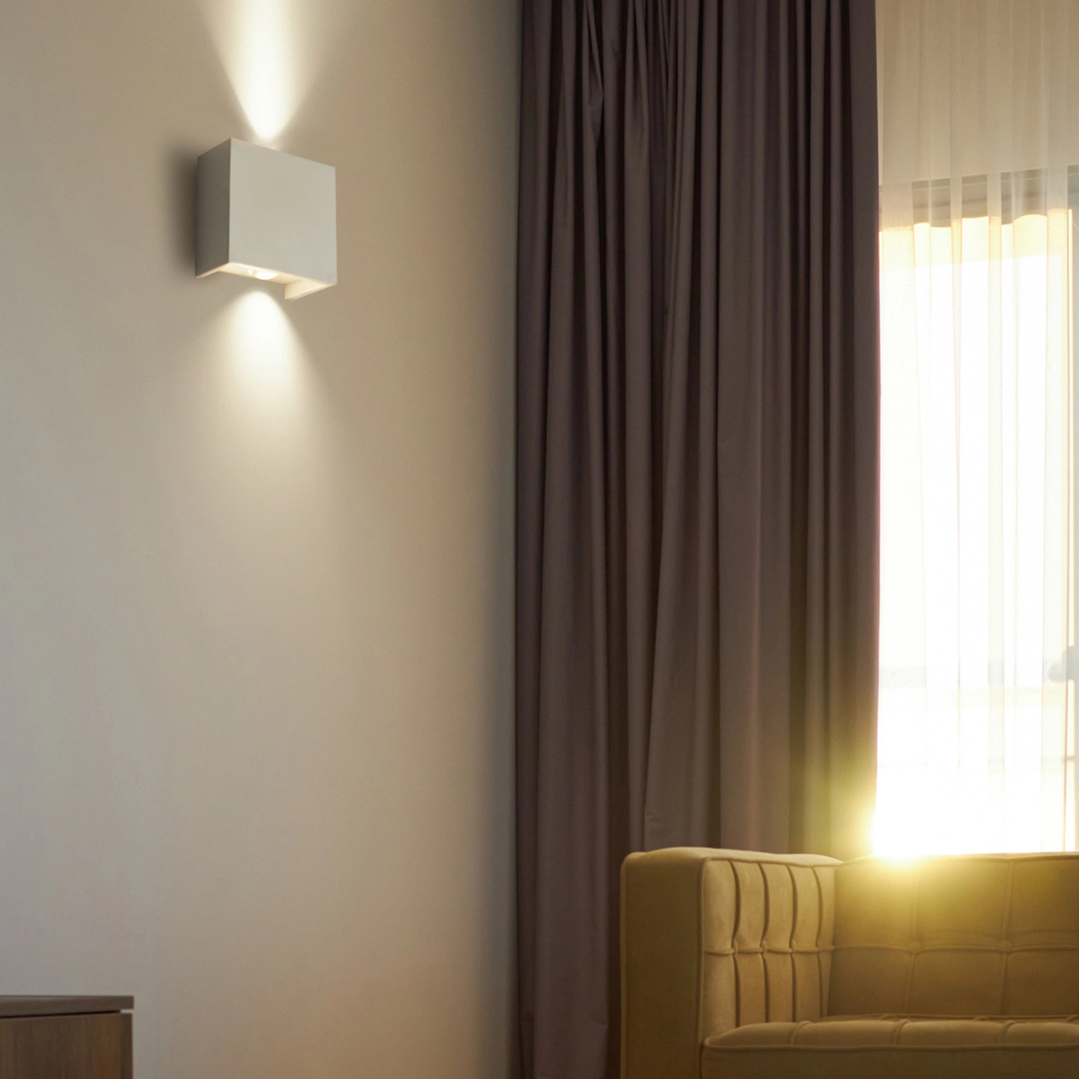 Lampe murale de conception Sloane Blanc Lyora 5053423317397