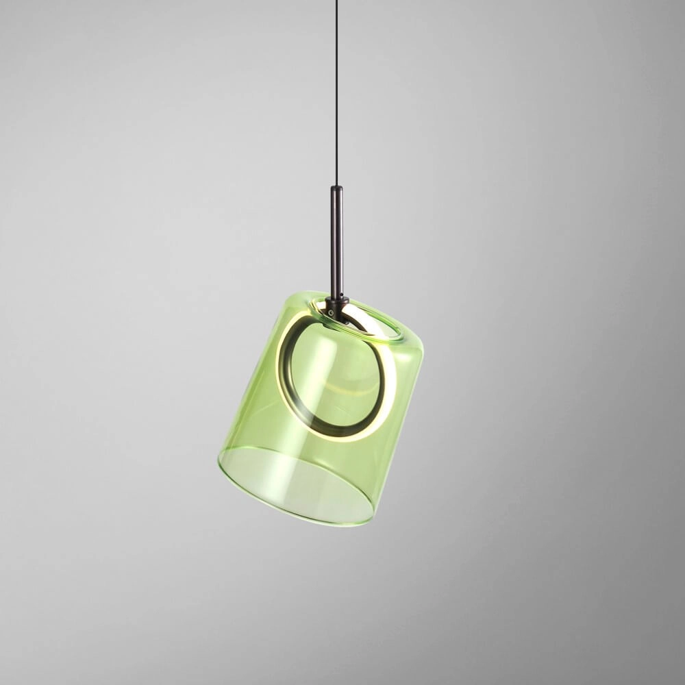 Lampe suspendue Zula vert Paul Neuhaus 4012248383605