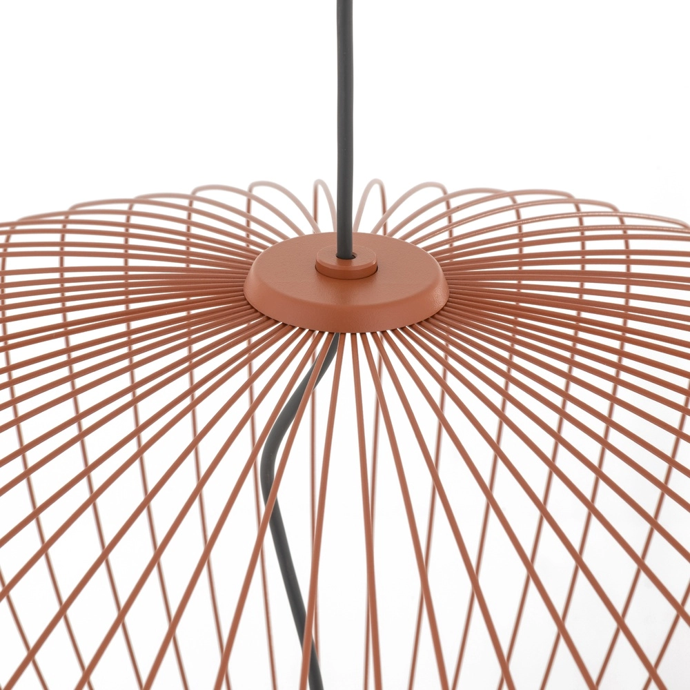 Lampe cage Pumpkin terre cuite Ø 54,5 cm Lyora 5903139114950