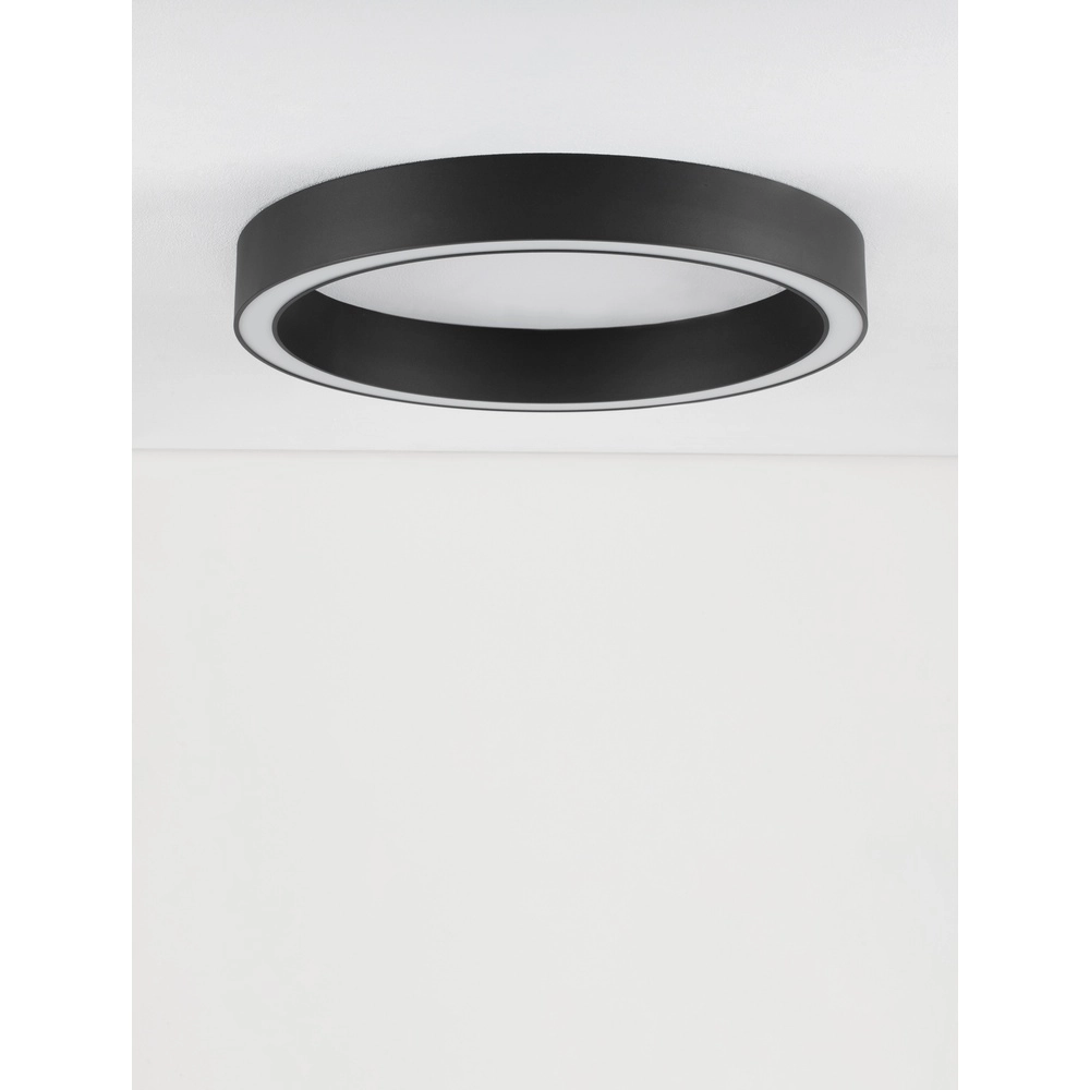 Plafonnier design Sting noir Ø 60cm Lyora 5212017437471