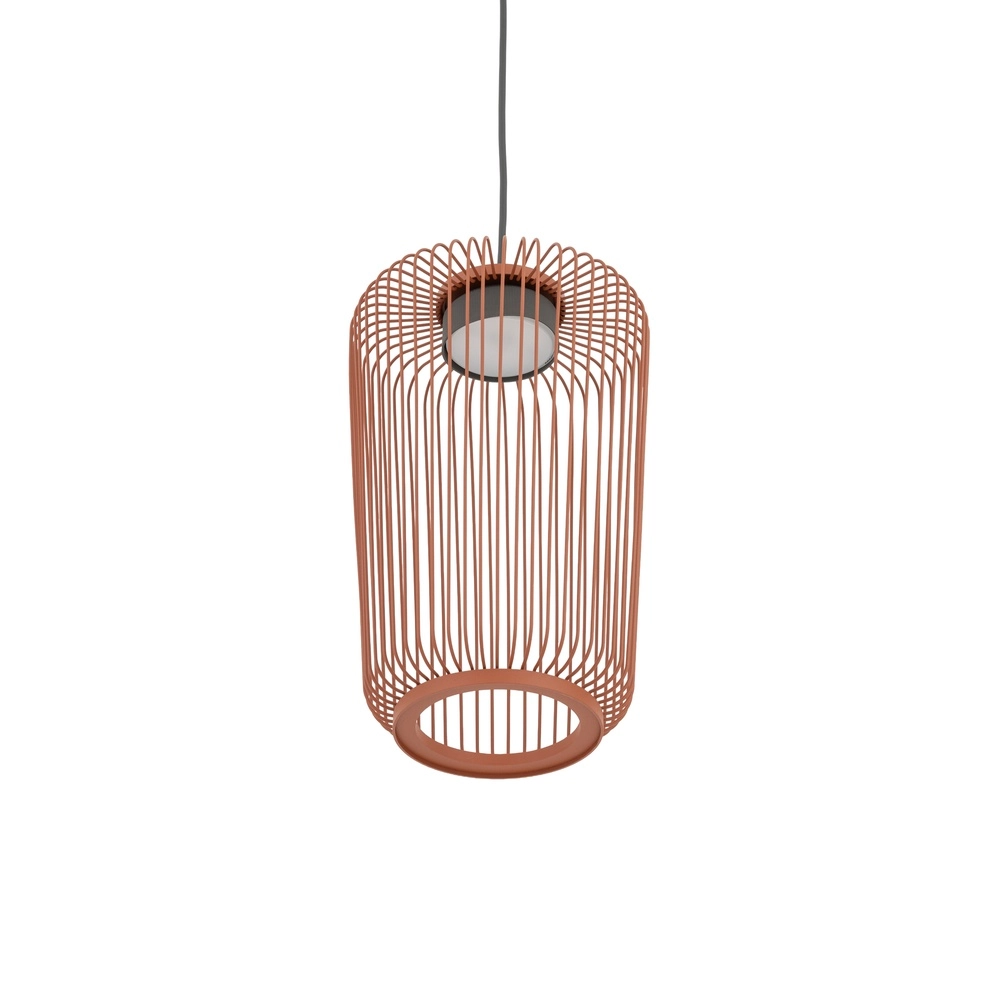 Lampe cage Kenai terre cuite Ø 20 cm Lyora 5903139122238