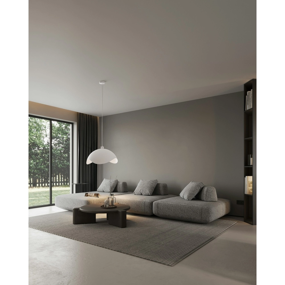 Lampe pendante de conception Volta Ø60cm - ondulé - blanc Masterlight 8718121191294