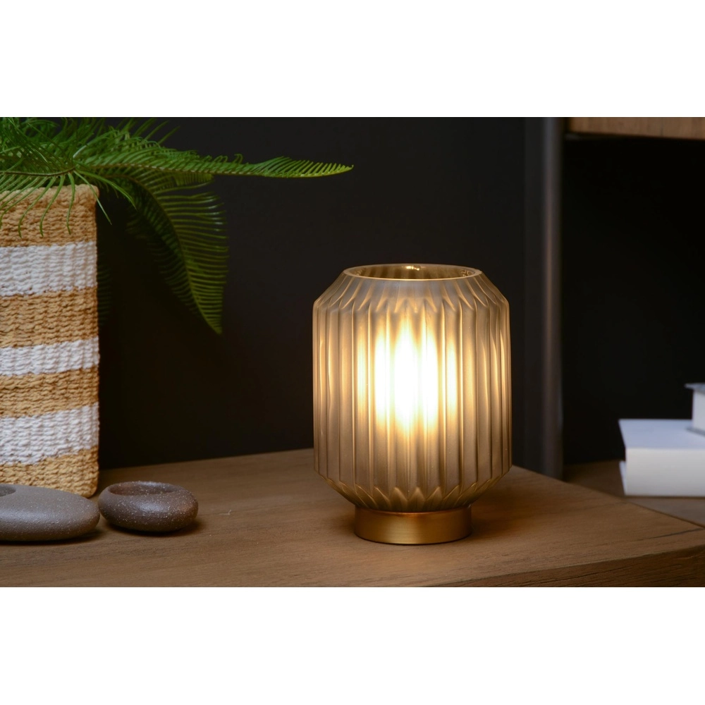 Lampe de table Sueno gris Lucide 5411212451484