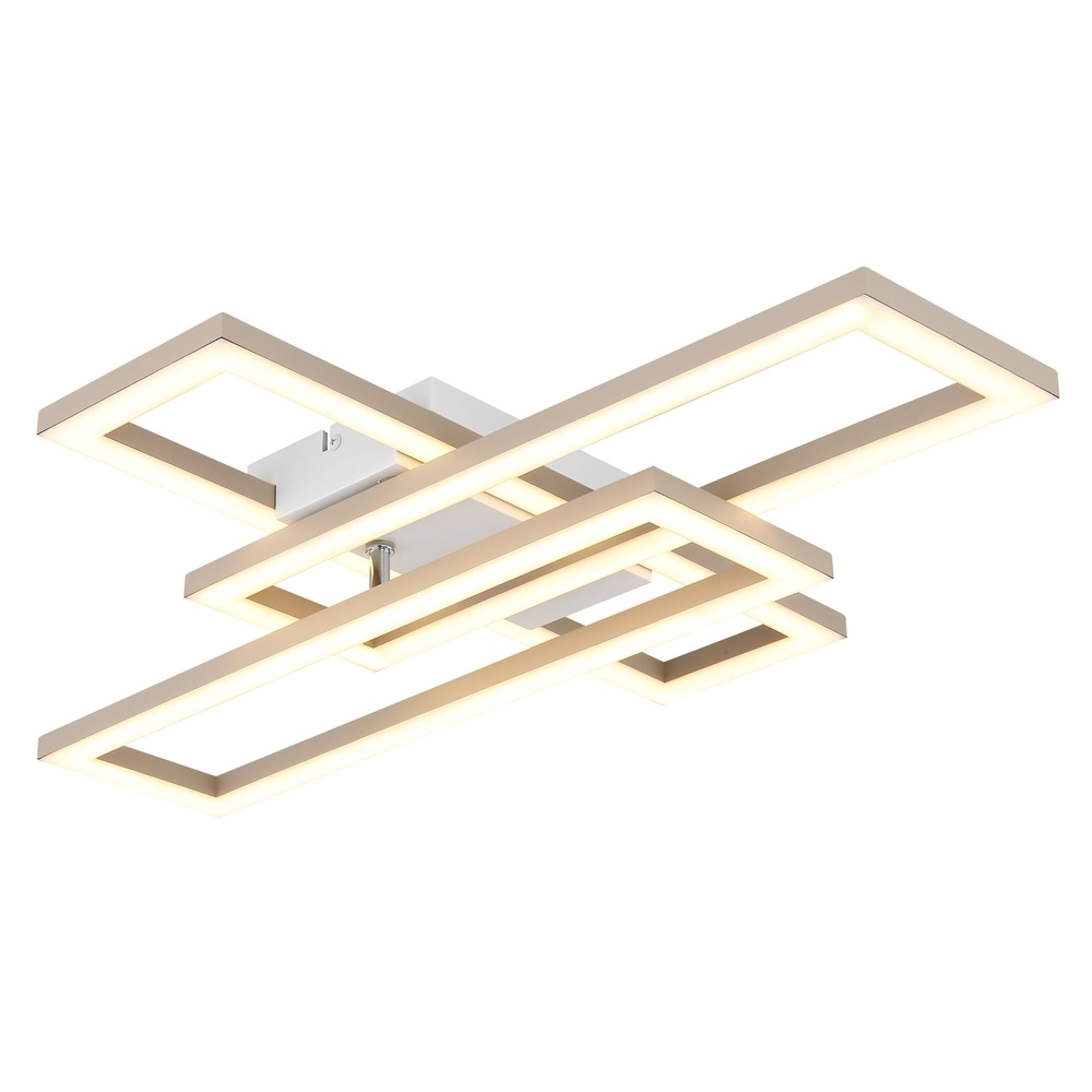 Plafonnier moderne Wilton brun sable 40cm Globo 9007371575800