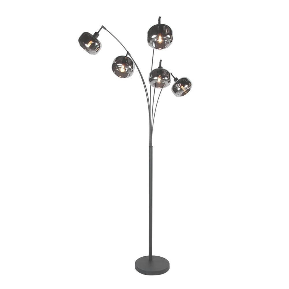 Lampadaire noir Tenebris 5 lumières Steinhauer 8712746178166