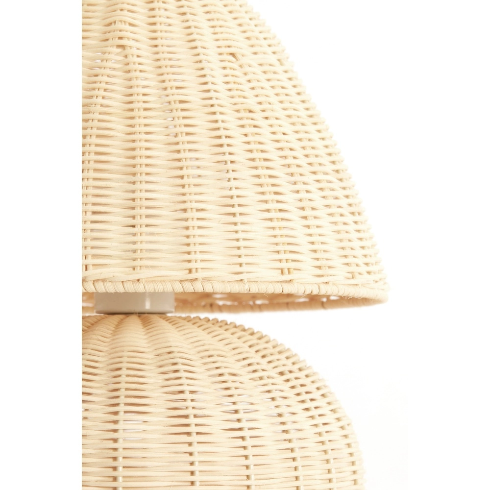 Lampe de table en rotin Mavon Ø 27,5 cm - rotin naturel Light & Living 8717807820527