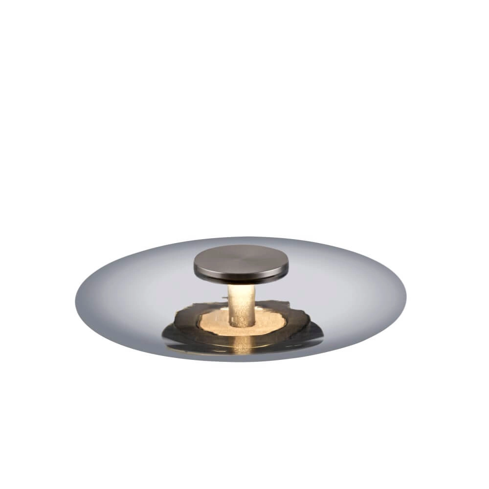 Lampe de table design Pure Vitrum gris Paul Neuhaus 4012248382707