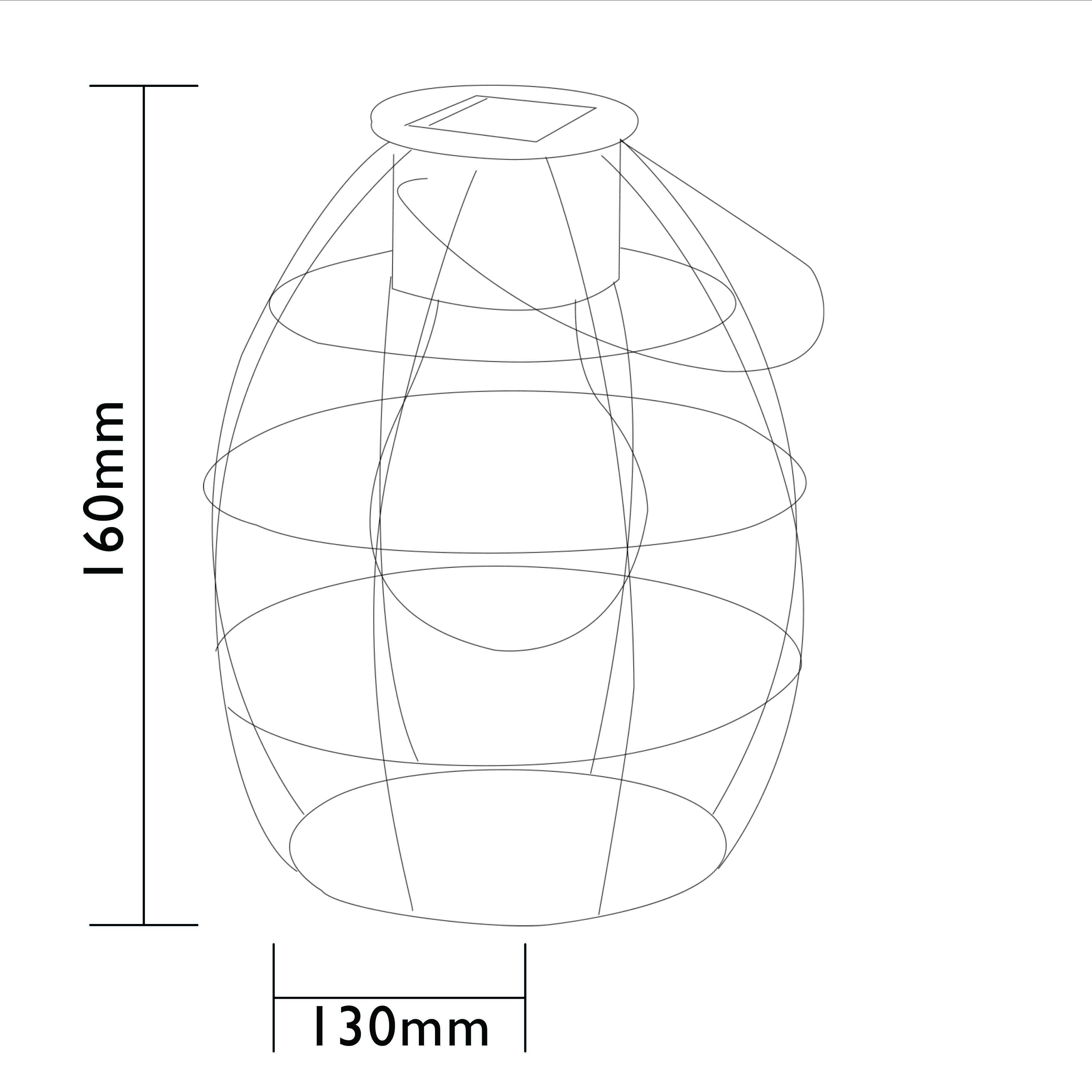 Suspension solaire Duisburg Luxform 8719099271629