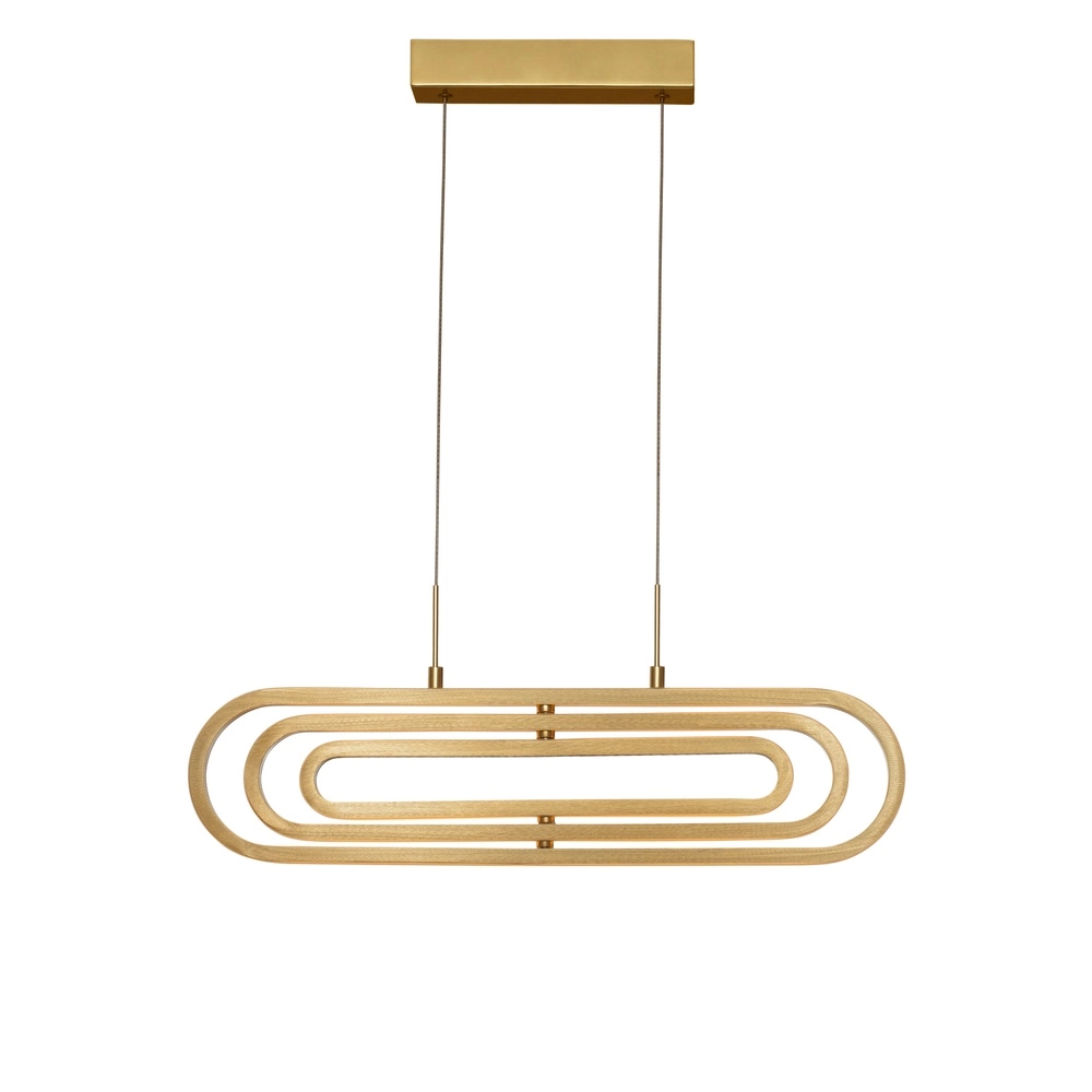 Suspension design Arte Ovale doré
