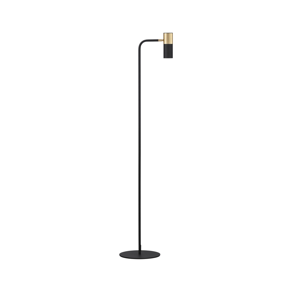 Lampadaire Pongo noir avec or Lyora 5212017441799