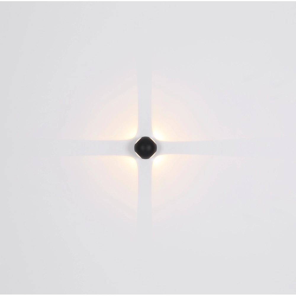 Lampe murale ronde Slice Noir Globo 9007371451036