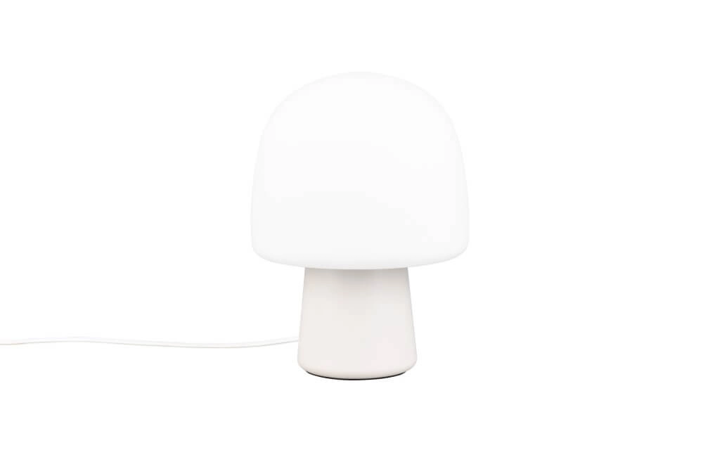 Lampe de table champignon Steen verre blanc Trio 4017807616484