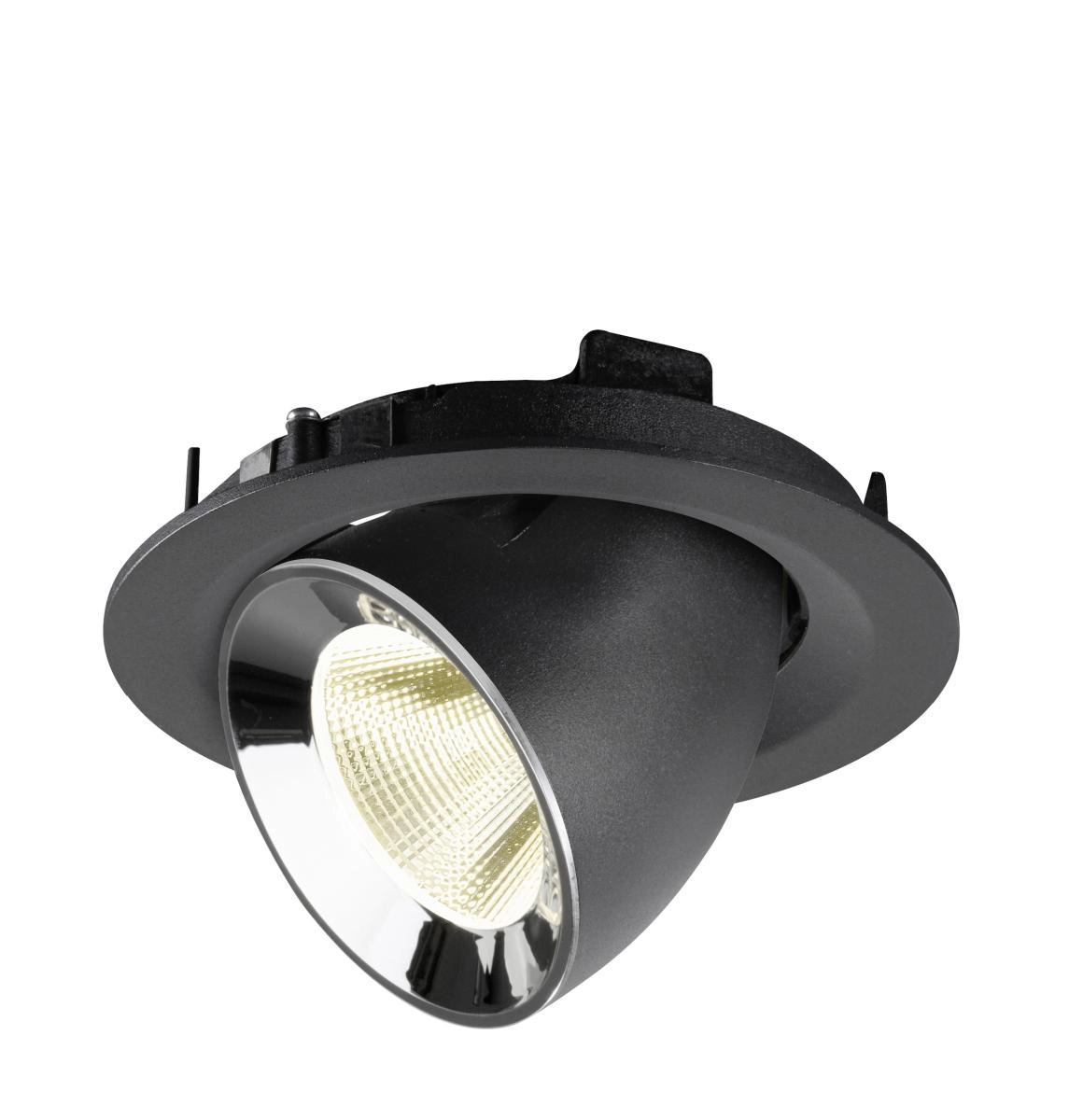 Spot encastré Numinos Gimble M noir/chrome 4000K - 20 deg SLV 4024163311755