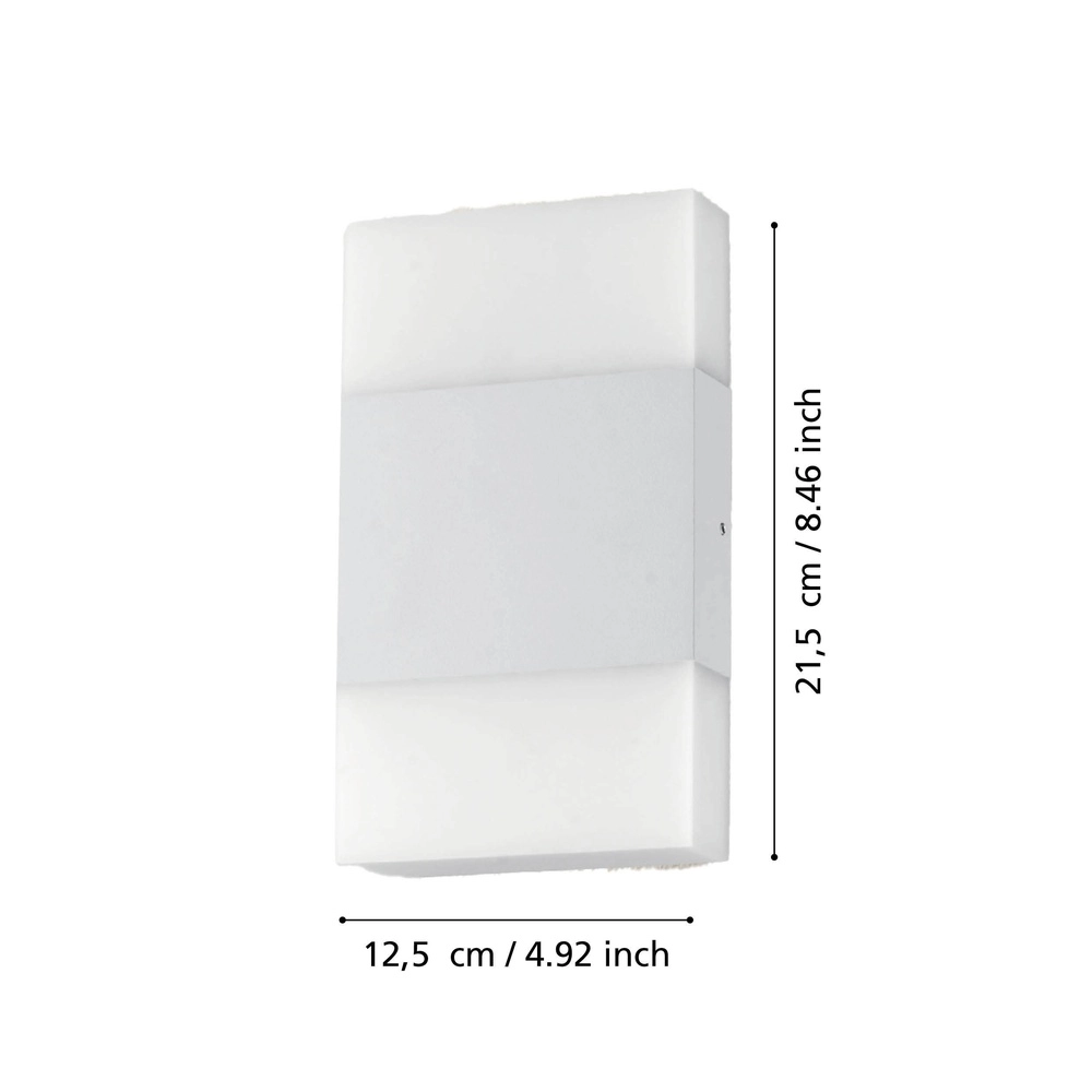 Lampe murale Linosa Blanc Eglo 9002759754570
