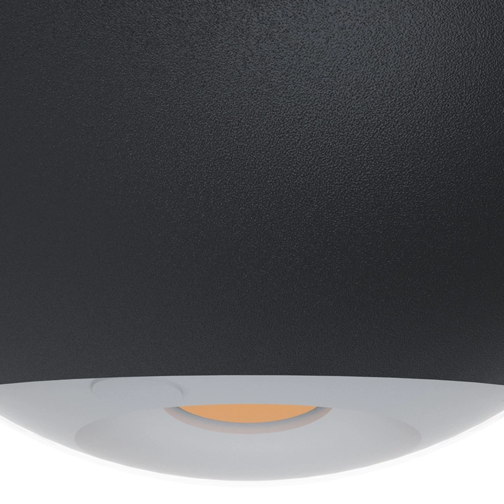 Lampe murale élégante Abugo Noir Eglo 9002759755478