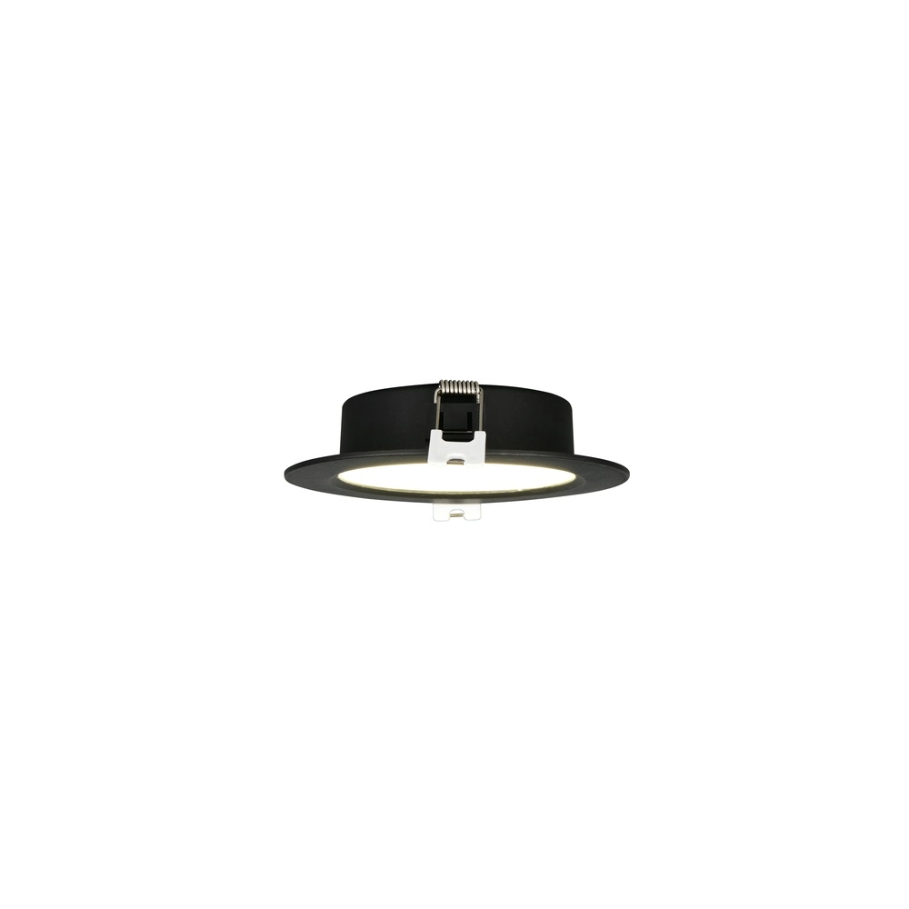 Projecteur encastré Ural noir Ø 12cm Trio 4017807711455