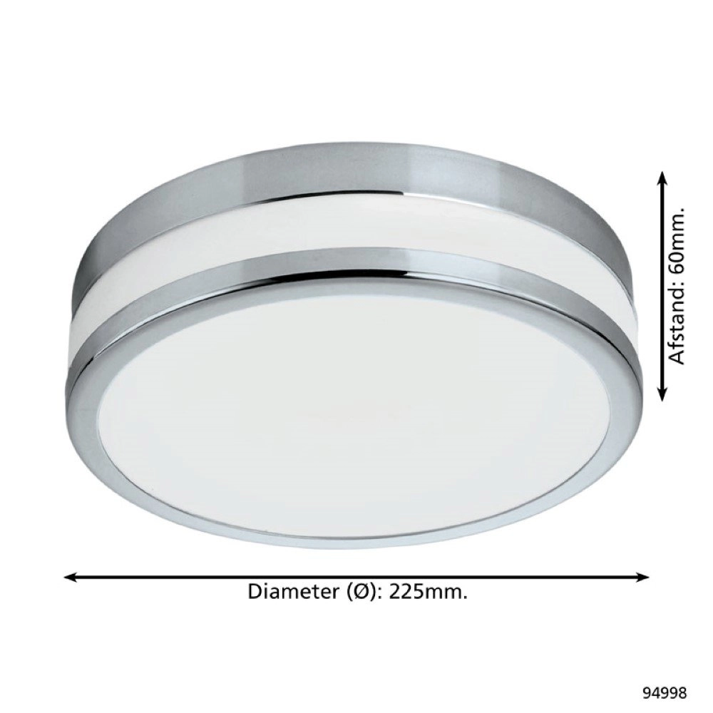 LED plafonnier Led Palermo 22,5 cm Eglo 9002759949983