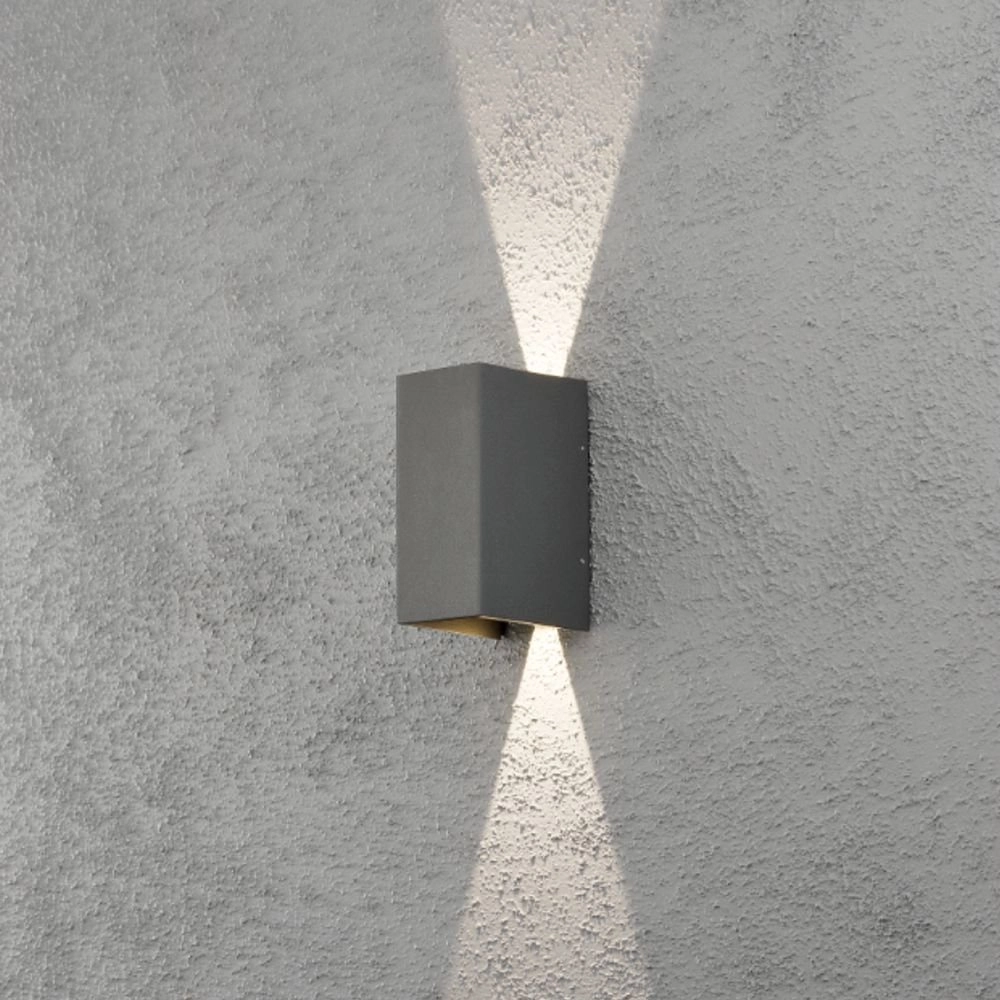 LED lampe d'extérieur Cremona Up - Down 2x3w - 3000K 17cm anthracite KonstSmide 7318307940374