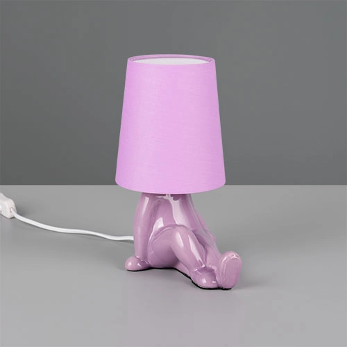 Lampe de table Huma violet Trio 4017807682564