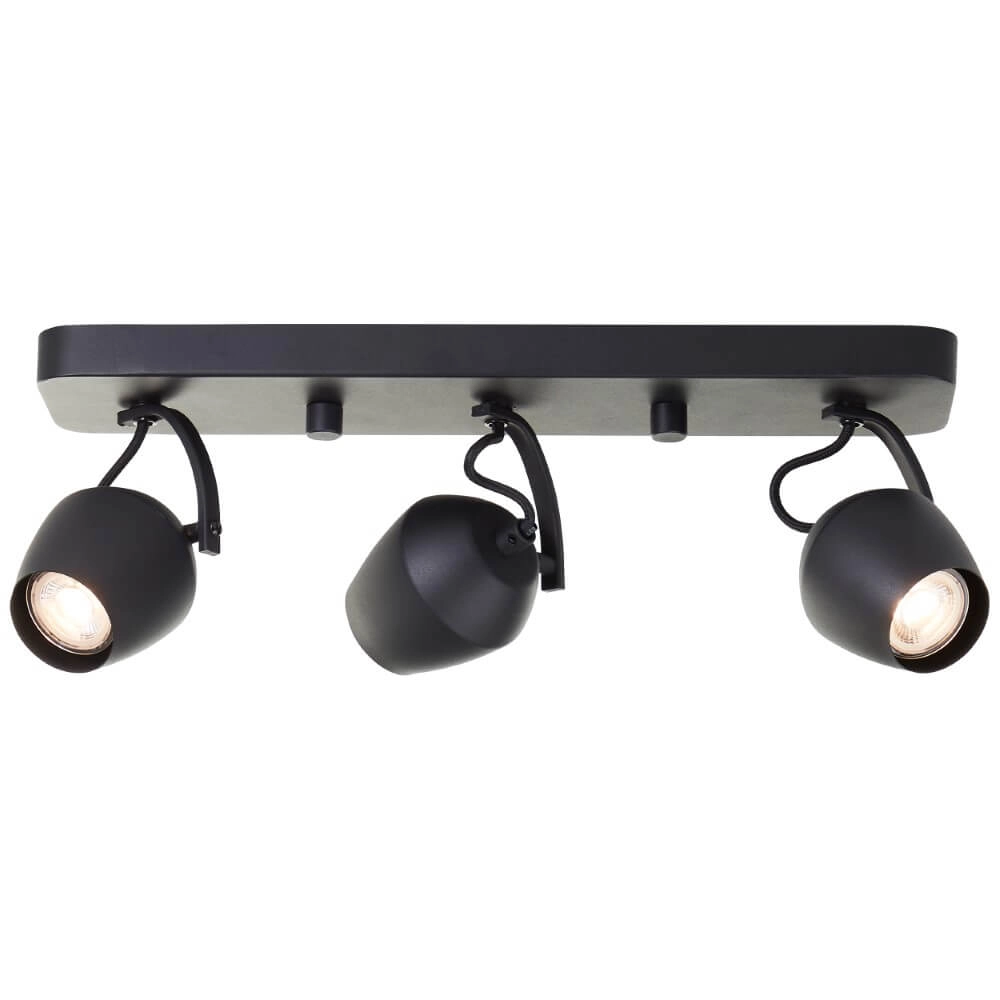 Spot en saillie 2 lumières Vertino noir avec de l'or Spot en saillie 2 lumières Vertino noir avec de l'or