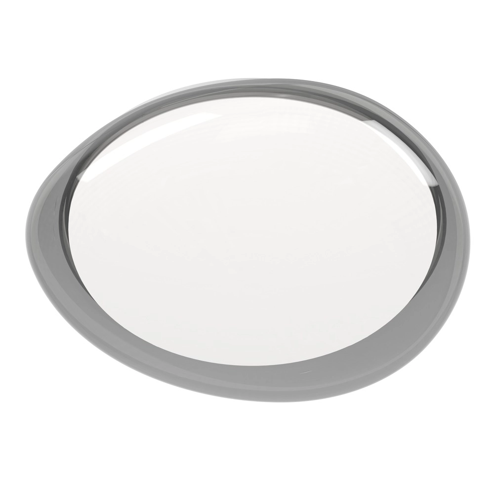 Lampe de plafond à design Conistarino Blanc de fumée