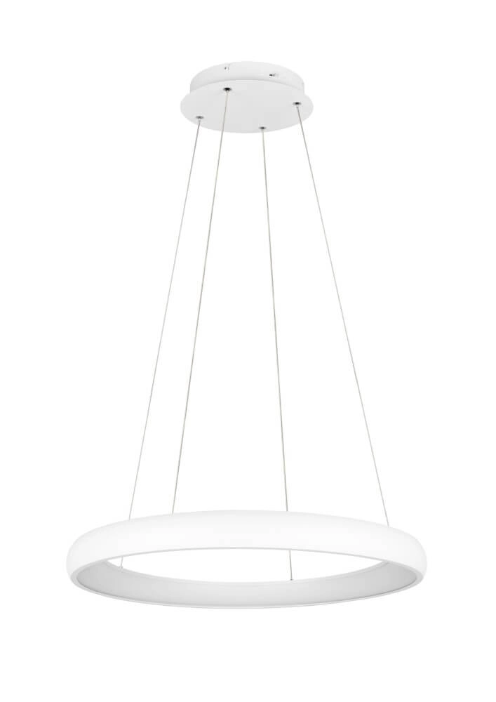 Lampe suspendue LED Cardona blanc - Ø 75cm Trio 4017807613872