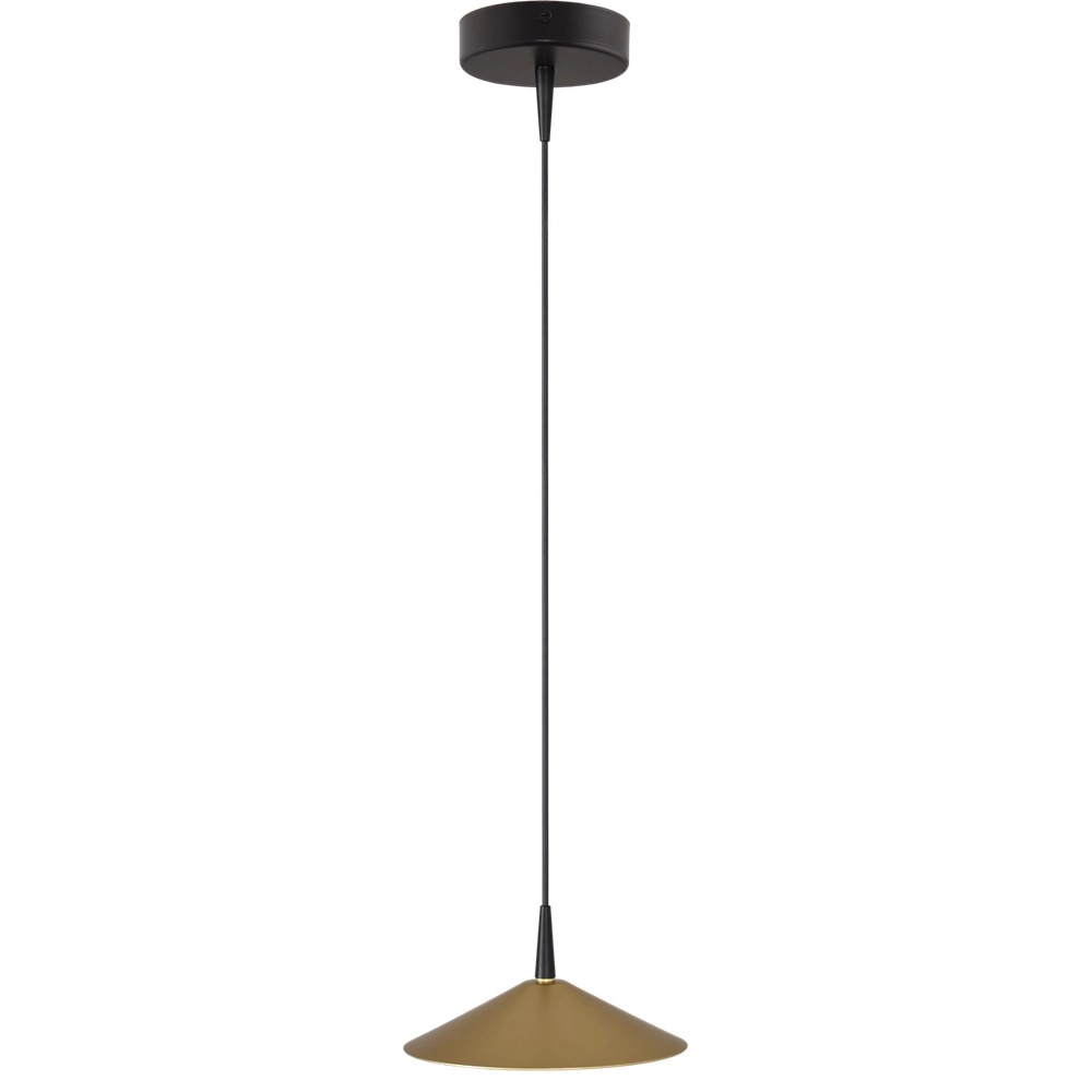 Lampe pendante de conception Ceppo noir avec or Ø 18cm