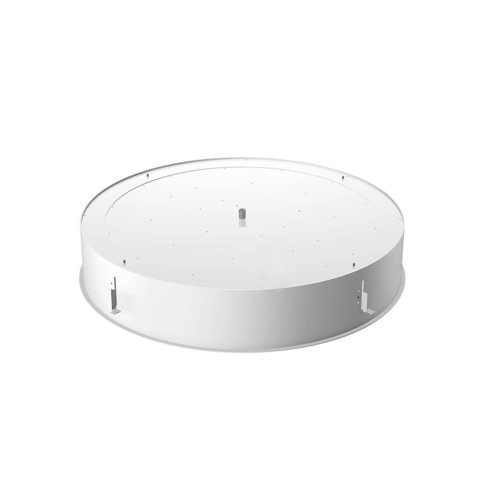 Plafonnier encastré Medo 60 blanc Ø 60cm avec cadre SLV 4024163297660