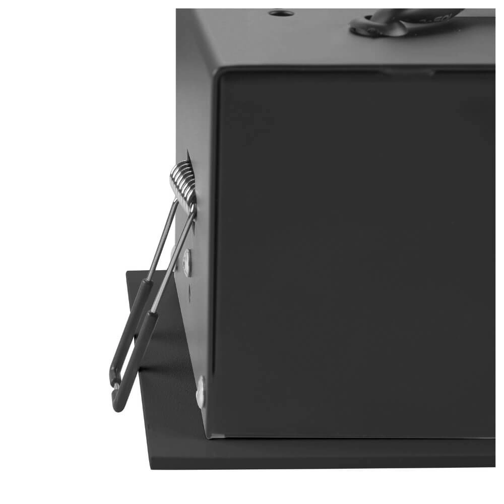 Spot LED encastrable carré Kadux Single 1x LED - noir - 3000K SLV 4024163279345