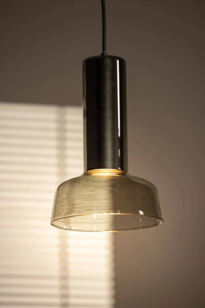 Lampe suspendue Beal verre fumé Ø 18cm ETH 8720195308256