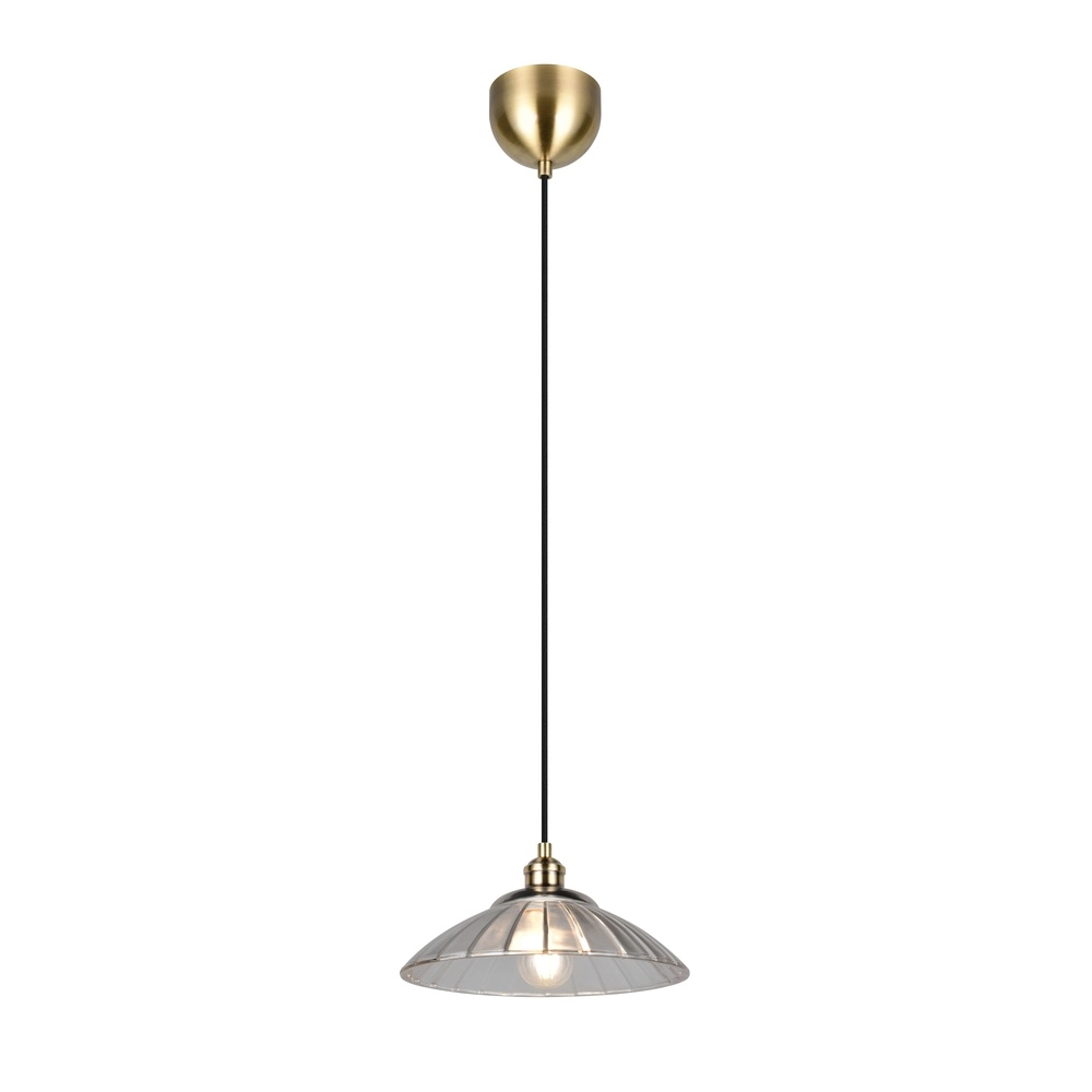 Lampe pendante classique Eluna Vieux laiton Trio 4017807682465