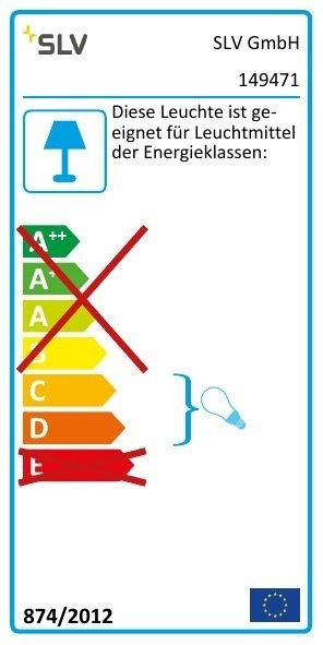 Applique murale WL 149 R7S applique blanche SLV 4024163127400