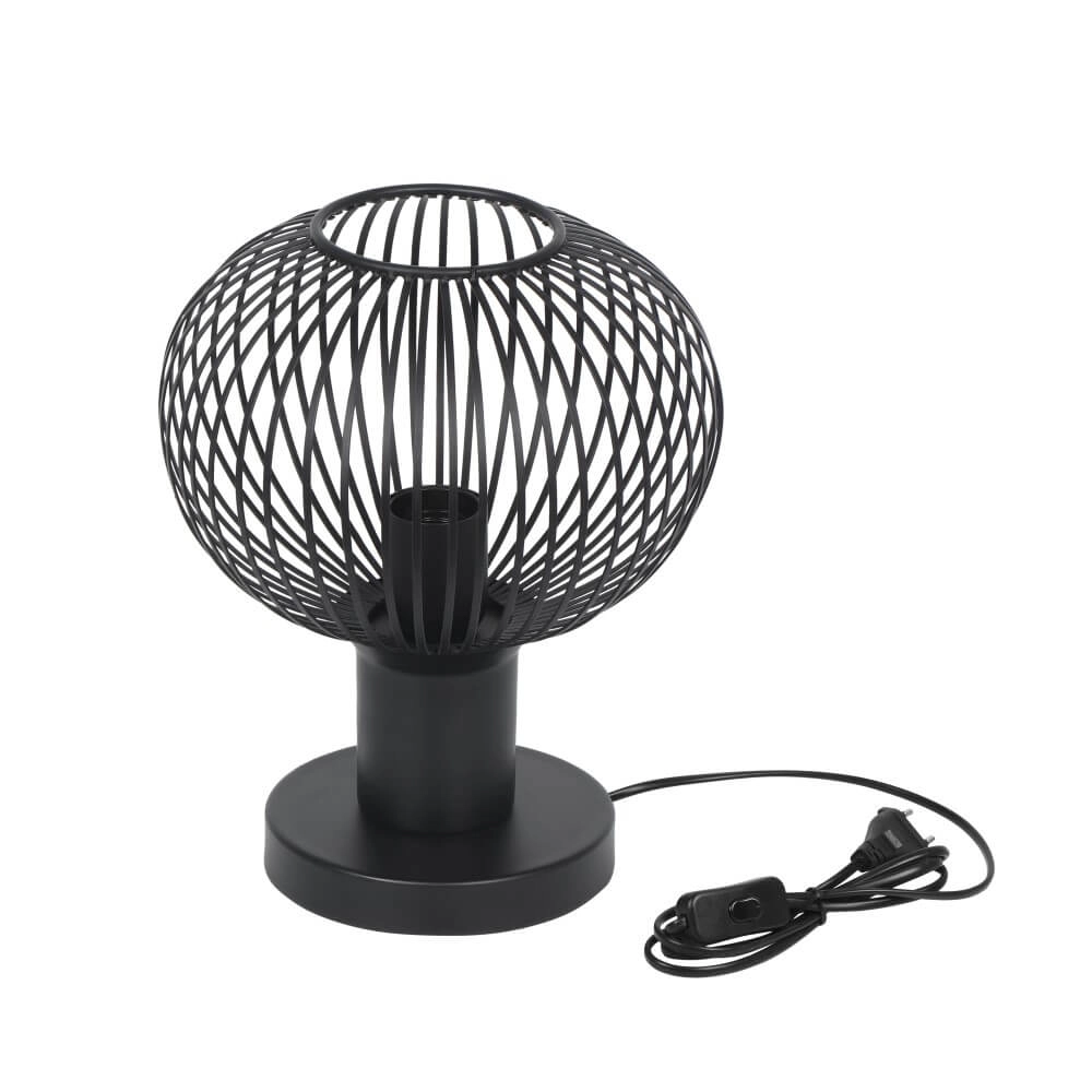 Lampe de table en fil Gila Ø 23 cm - noir Trio 4017807629071