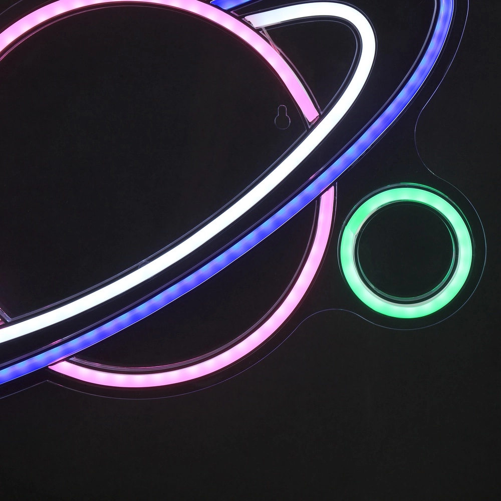 Lampe murale au néon Neon-Tales Planète Brilliant 4004353477812