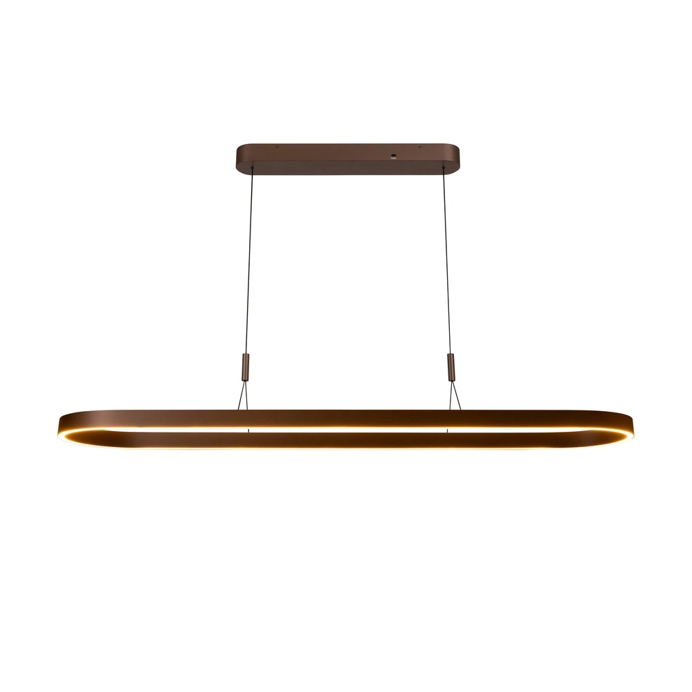 Lampe suspendue ovale Liane Brun rouille