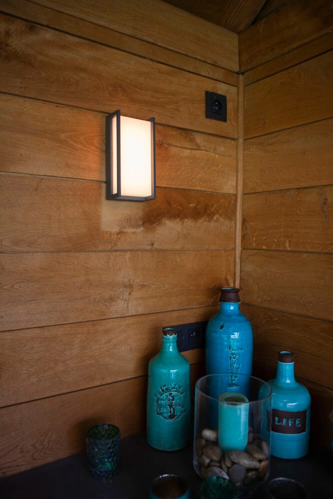 Applique anthracite Qubo conception Lutec 6939412011950