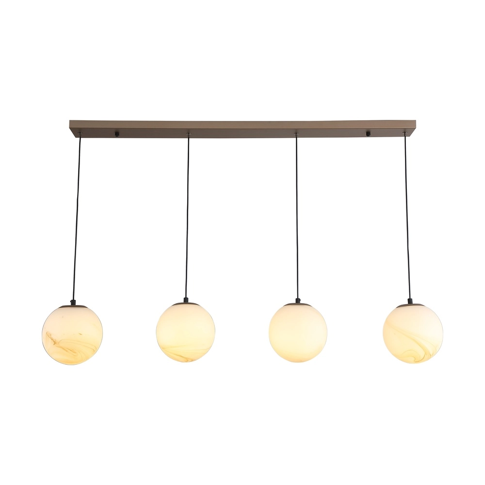 Lampe suspendue Carrara 4-marron clair