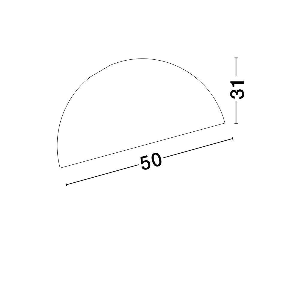 Plafonnier Onia blanc Ø 50cm Lyora 5212017458094