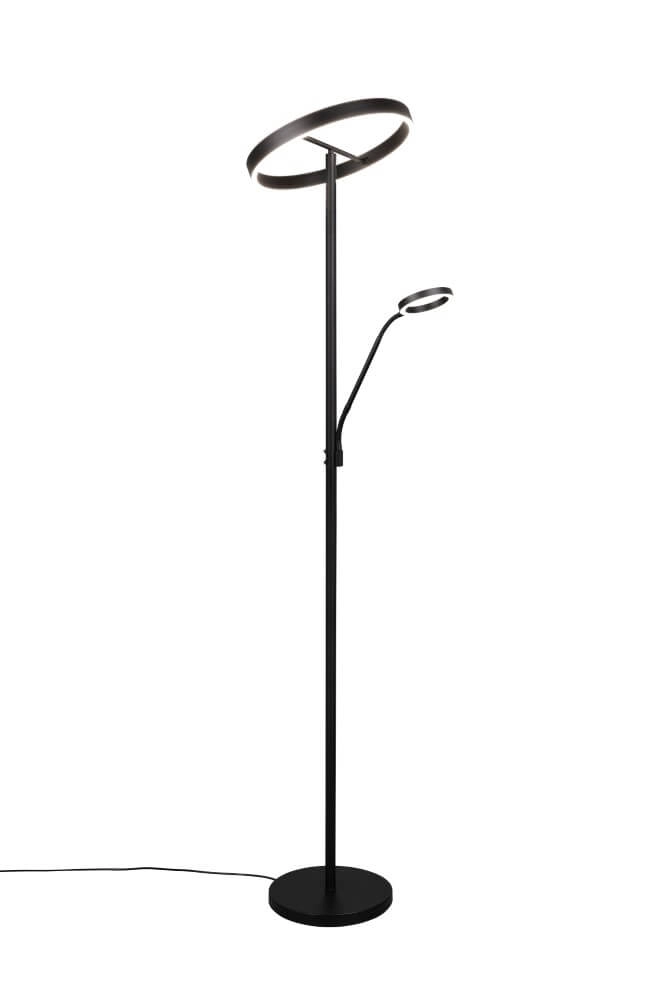 Lampe de lecture design Willis Noir - 180 cm Trio 4017807618112