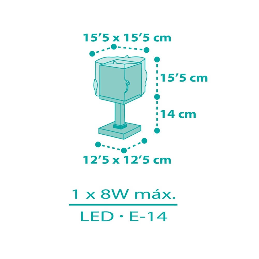 Lampe de table Mermaids pour les enfants Dalber 8420406634418