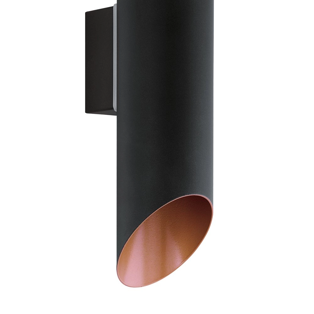 LED Lampe d'extérieur Agolada Up - Down noir avec du brun cuivré Eglo 9002759948047