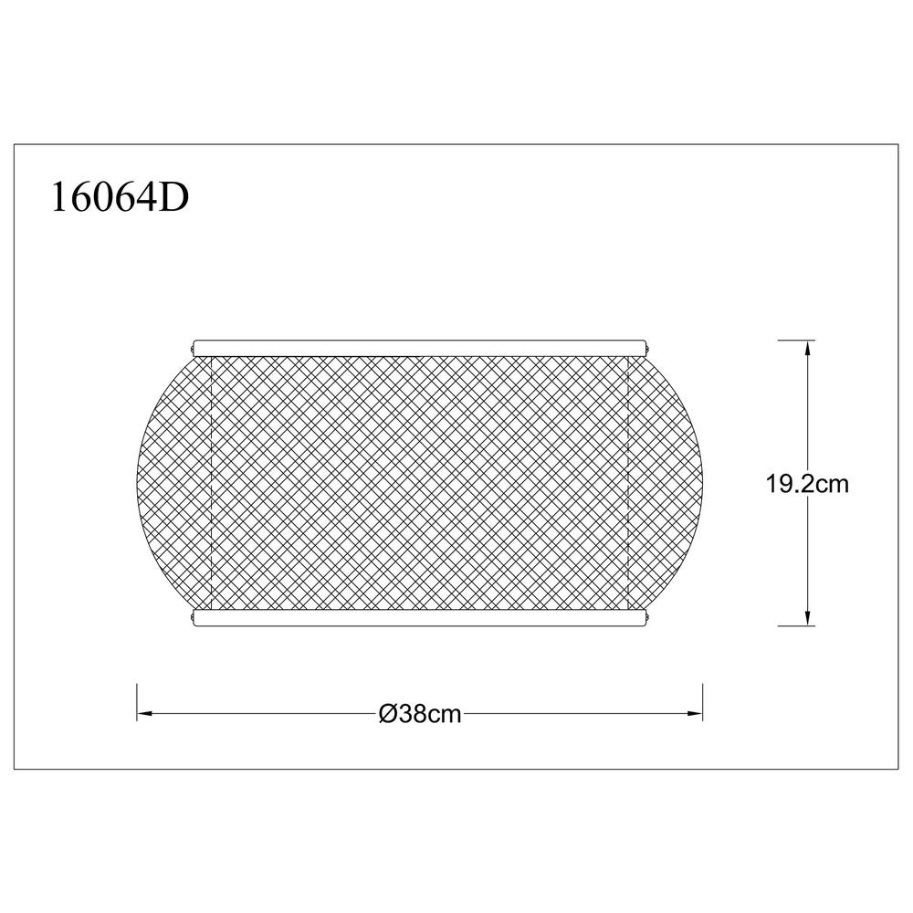 Lampe de plafond Bambora avec du bambou Ø 38 cm Globo 9007371575794