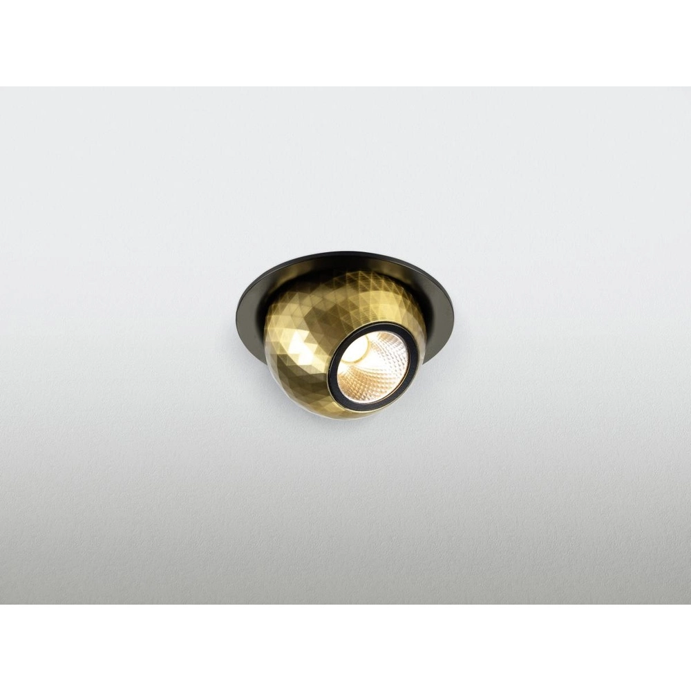 Spot encastré Dysko noir avec or SLV 4024163316712